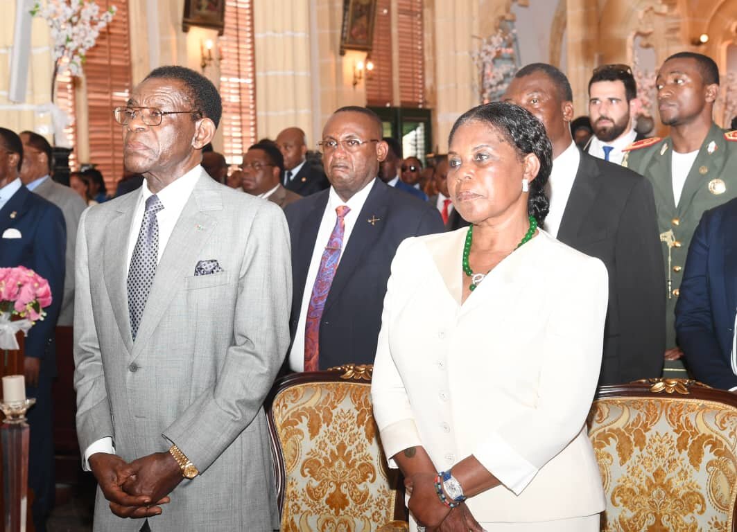 El matrimonio Obiang.