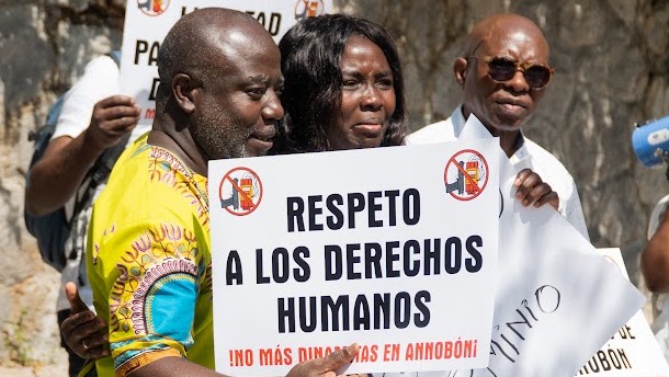 El pueblo de Annobón en el exilio se moviliza en contra de la impunidad del régimen de Obiang.