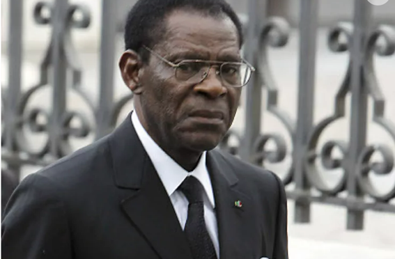 El dictador Teodoro Obiang Nguema Mbasogo.