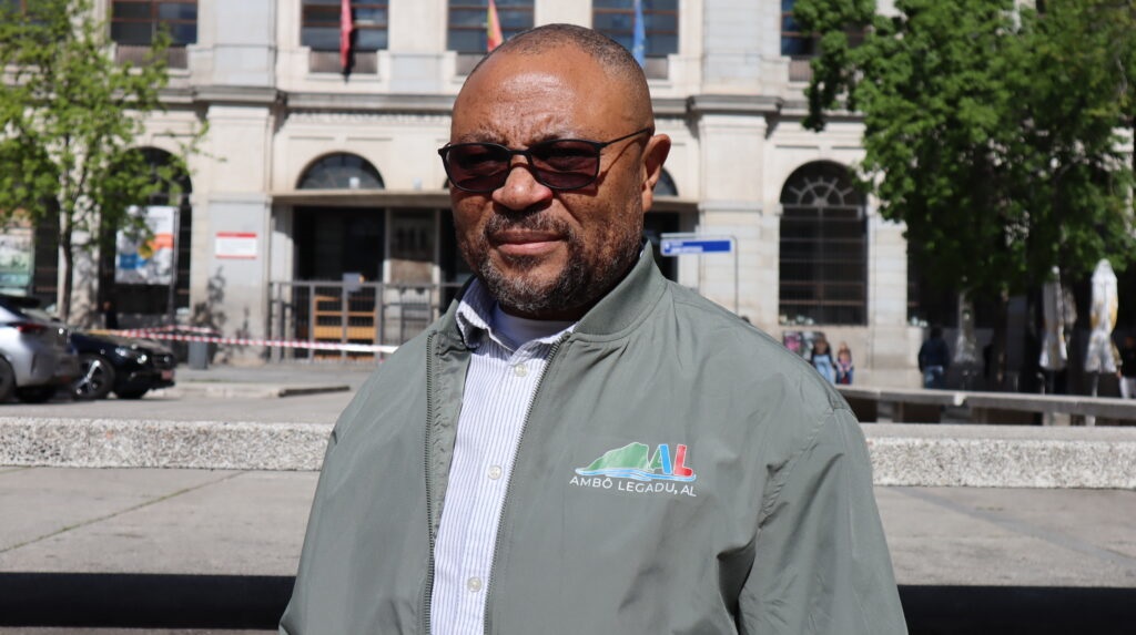 Orlando Cartagena, líder de Ambo Legadu (Foto: Bernardo Álvarez).